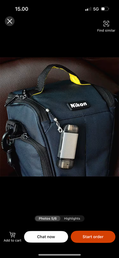 5-in-1 USB 3.0 & USB-C Kortlæser